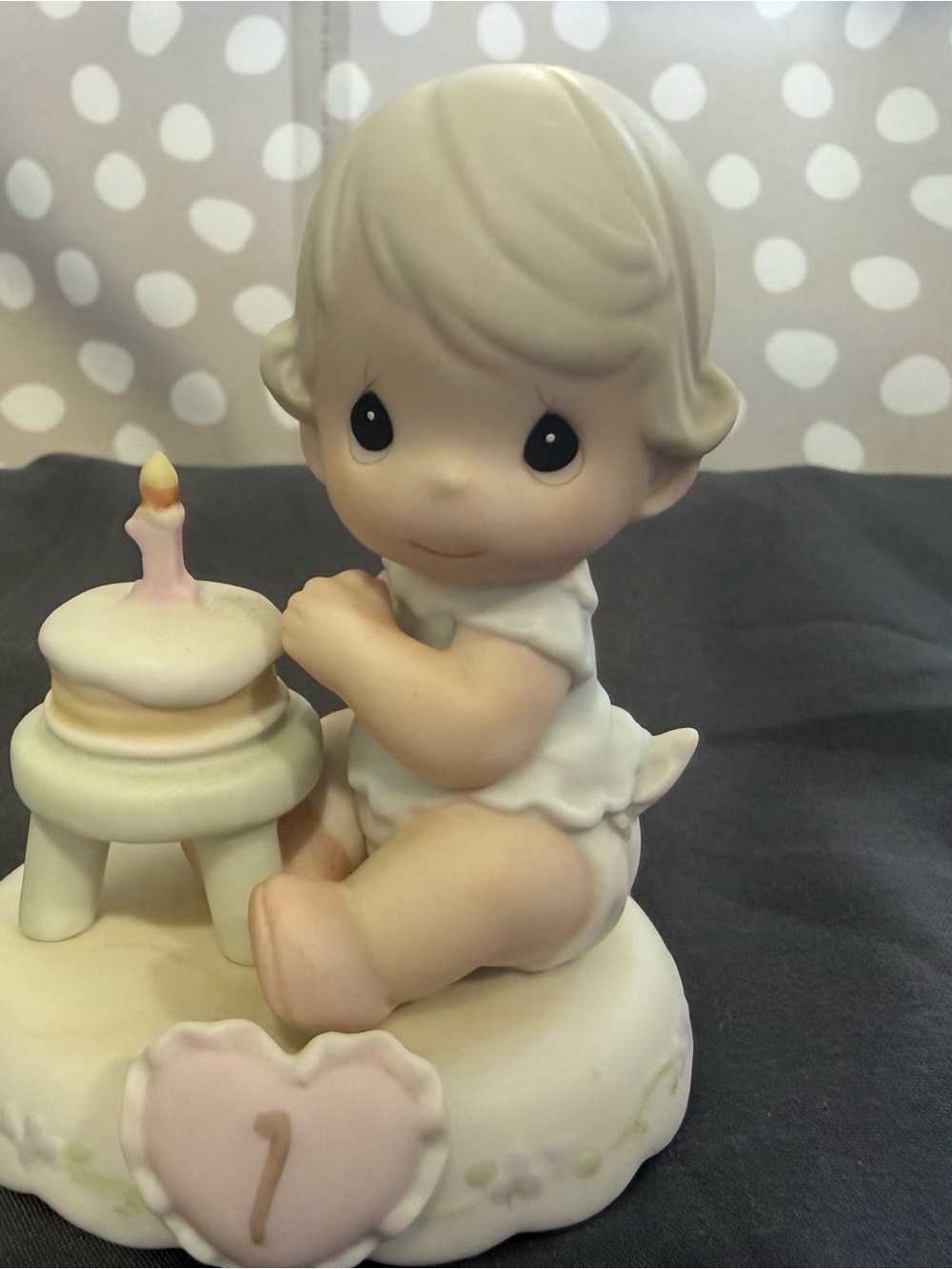 Precious Moments Baby First Birthday Figurine - “Growing in Grace, age 1”